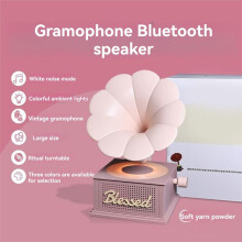 Retro Speaker Portable Wireless Outdoor Sound System Radio Music MP3 Subwoofer