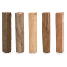 Paquete de 10 Piezas de Madera Exótica para Bolígrafos, Piezas de Madera para Tornear Bolígrafos, Bloques de Tallado Sin Terminar, para Hacer