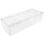 Clear Acrylic Flower Vase Rectangular Floral Centerpiece for Dining Table 9.8 Inch Long Rectangle Decorative Modern Vase 1