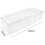 Clear Acrylic Flower Vase Rectangular Floral Centerpiece for Dining Table 9.8 Inch Long Rectangle Decorative Modern Vase 7