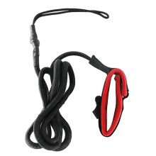Stand Paddle Board Rope Leg Leash Surfboard Foot Rope Surf Protection Accessory, Black Red
