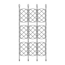 Plant Climbing Rattan Frame Outdoor Climbing Plant Garden Trellis Potted Plant Trellis Plant Support Screen Style Frame