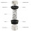 Tamper 51Mm, Dual 2 in 1 Leveler Distributor Adjustable Flat Spring Tampers with Scale Coffee Tool 6