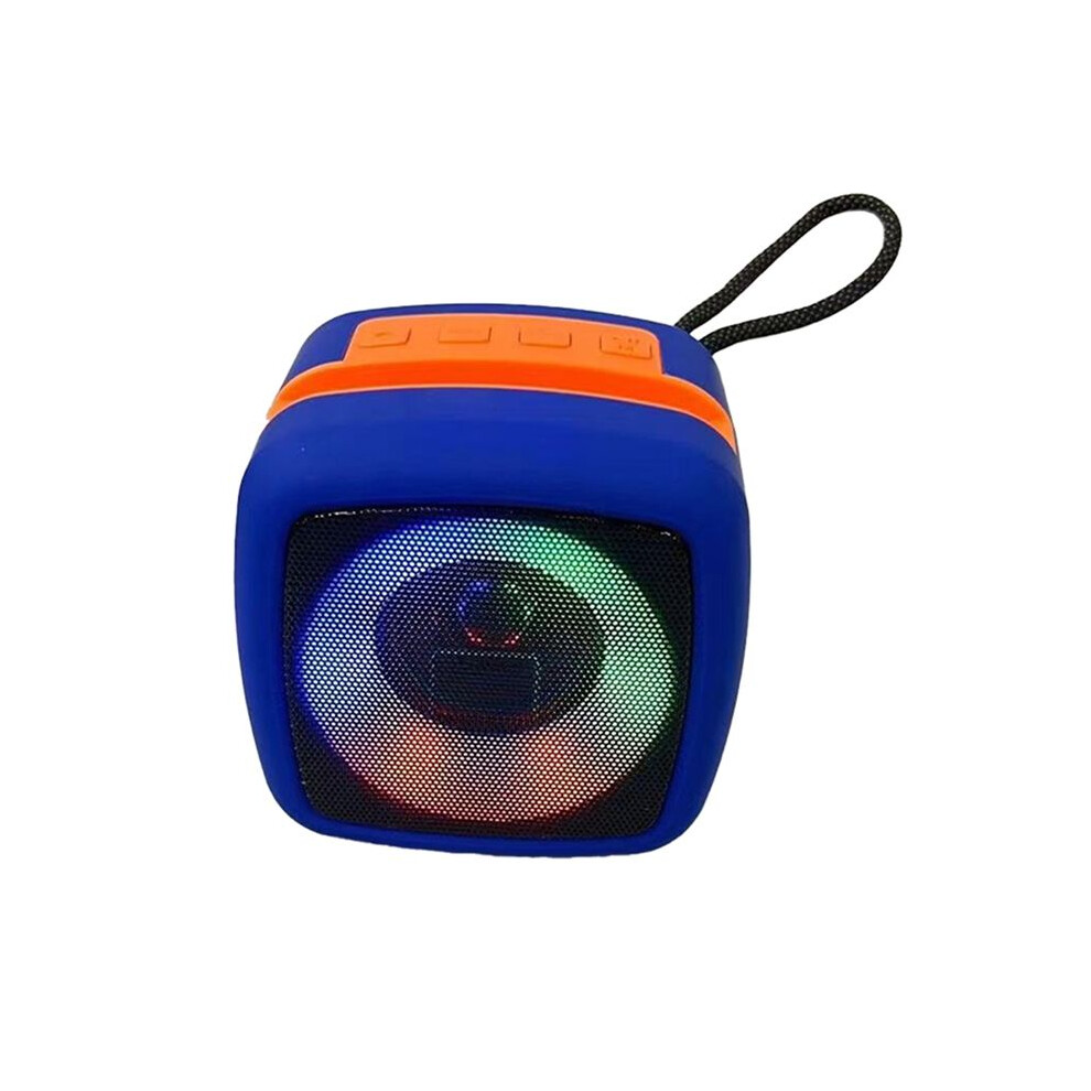 Led Rgb Portable Wireless Speaker Support Tf Usb Aux Handsfree Rechargeable Battery Light 4713755118161