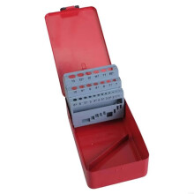 25pcs Twist Drill Bit Case Drill Bit Dispenser Organizer, Empty Drill Bit Index Box Storage Case