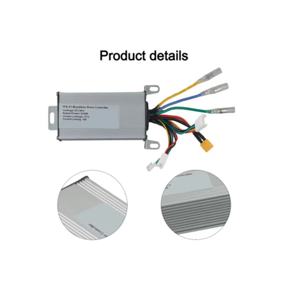 Electric Scooter Controller Aluminum Scooter Brushless Motor Controller 36V 15A 350W For Scooter Controller Replace Part 6031002585893