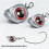 10pcs Swing Jig  Sinker Weights for Soft Lure Fishing Easy Hook Combo, Aggravated Design 10g 8