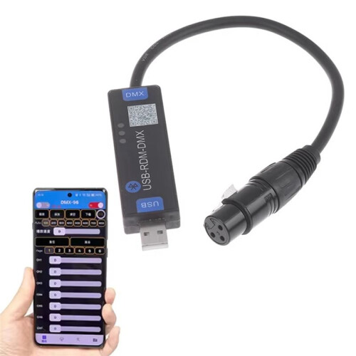 DMX512 USB-RMD-DMX Mobile App DMX Dialer Stage Light Wireless  DMX Controller Only Supports for Android Devices 2