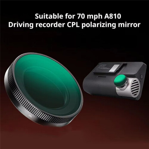 Filter for 70 Mai A810 Dashcam CPL Polarizing Filter Circular Polarizer Lens Eliminate Glare Reduce Reflections 1