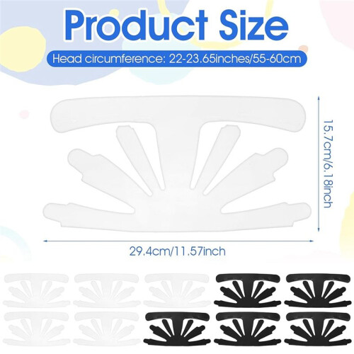 Plastic Hat Rack,10Pcs Hat Shaper for Baseball Caps Insert Bump Caps Washer Inserts Shapers for Baseball Cap 2