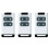 433MHz Copy Remote Control 50 Meters Clone Remote Control for Electric Garage Door Opener Controller Duplicator White 1