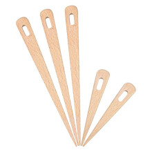 5 Pack Wooden Knitting Crochet Needles Wooden Hand Loom Sticks Sewing Making DIY Knitting Tools
