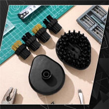 6 Pack Steam Cleaner Brush Heads M8 Steam Cleaner Attachments Brass Brush Heads Nylon Mop Replacement Accessories Set