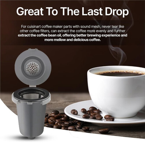 Reusable Filter Cups Replacement for  Coffee Makers Coffee Cups for  Single Serve Coffee Machines 1