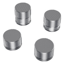 4 Pack Adjustable Microwave Riser Pads Heavy Duty Universal Appliance Feet for Microwave/Oven/Sofa/Furniture