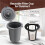 Reusable Filter Cups Replacement for  Coffee Makers Coffee Cups for  Single Serve Coffee Machines 3