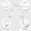 Sputum Cup Silicone Chest Percussion Cup Sputum Remover Burping Digest Helper Mom  Cup for Elderly 3