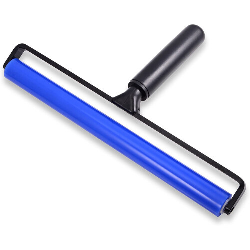 Rodo de Colagem de Borracha Macia de Silicone de 12 Polegadas de Largura Rodo Roda Anti-EstáTico Amortecedor Automotivo 2