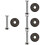 4Sets Hartmetall Fliesenschneider Rad Für Keramik 8