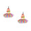 2Stk Hawaii Grasskirt Set Bunt Mit Elastischem Bund Blumendeko 5