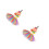 2Stk Hawaii Grasskirt Set Bunt Mit Elastischem Bund Blumendeko 8