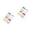 8Pcs Compact Solar Calculator Portable with Transparent Touch Panel 8