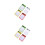 8Pcs Compact Solar Calculator Portable with Transparent Touch Panel 6