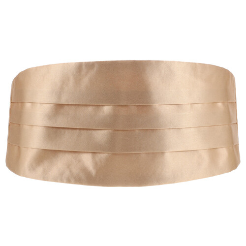 3St Beige Satijnen Cummerbund Formele Tailleband Events 1