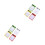 8Pcs Compact Solar Calculator Portable with Transparent Touch Panel 7