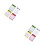 8Pcs Compact Solar Calculator Portable with Transparent Touch Panel 4