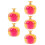 5Stk Kristall Nageldappen Schale Granatapfel Design Mit Deckel 7