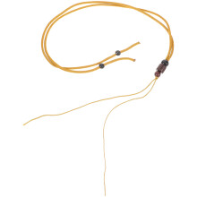 Verstellbarer Gelber Angel Lanyard Aus Nylon Und Holz