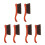 6Pcs Multi Use Fireplace Ash Sweeper Brush with Ergonomic Wood Handle 9