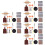 6Sets Mini - Und Backset Holz Resin Plastik Deko 8