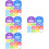64Pcs Assorted Color Silicone Key Covers Caps Reusable Key Markers 7