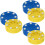 6Pièces Accessoires Hockey Multi Couleurs Solides 6