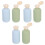 24Pcs Portable Shampoo Containers PP Flip Cap Bottles Assorted Colors 2