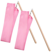 6Pièces De Gymnastique Roses En Bambou Pour Danse Loisirs