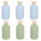 24Pcs Portable Shampoo Containers PP Flip Cap Bottles Assorted Colors 1
