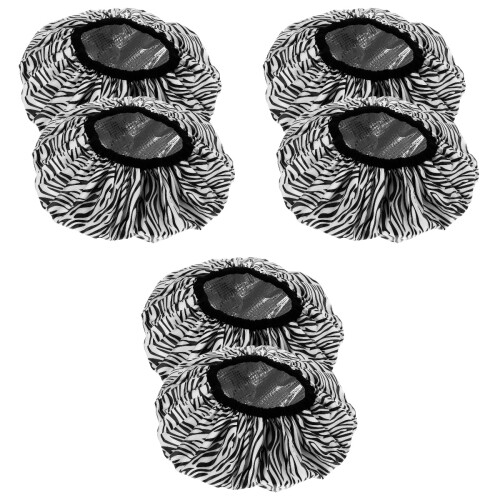 6Pièces Bonnet De Traitement Anti-Frisottis Design Élastique 2