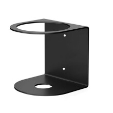 All-Purpose Spray Bottle Holder Easy Install Wall Mount - Hardware Included Heavy-Duty Powder Coated Steel Single Hole