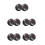 10Pièces Thermomètres Tableau Bord Métal Noir Durable Pour 6