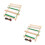 2Ensembles Outil Tricot Main En Bois Beige Pour Facile 3