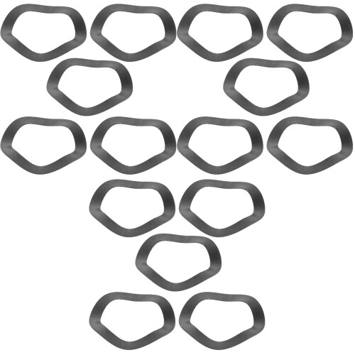 15Pièces Rondelles Métal Noir Compactes Pour Pédalier 2