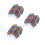 3Pièces Capes Halloween Enfant Polyester Costume Mexicain 5