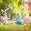 5St Elektrische Bubble Maker Speelgoed Roze Voor Kids 6