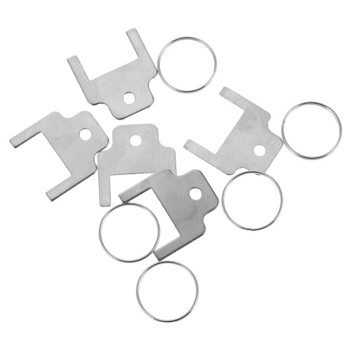 20Pièces Acier Inoxydable Pour Distributeur Papier Tissu Argent 1