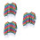 3Pièces Capes Halloween Enfant Polyester Costume Mexicain 7