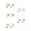 10Pièces Fixations Rideaux Métal Décoratives Utiles 6