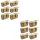 12Pièces Support U Pour Lit - Fixations Rail Lit Orange Solides 8